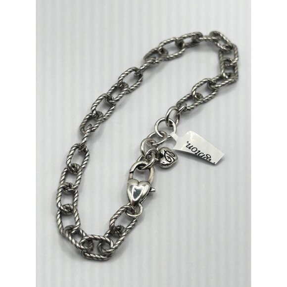 Brighton Snap charm bracelet or wear alone NWcut tag 7-8 1/4"  #36 - Picture 2 of 6